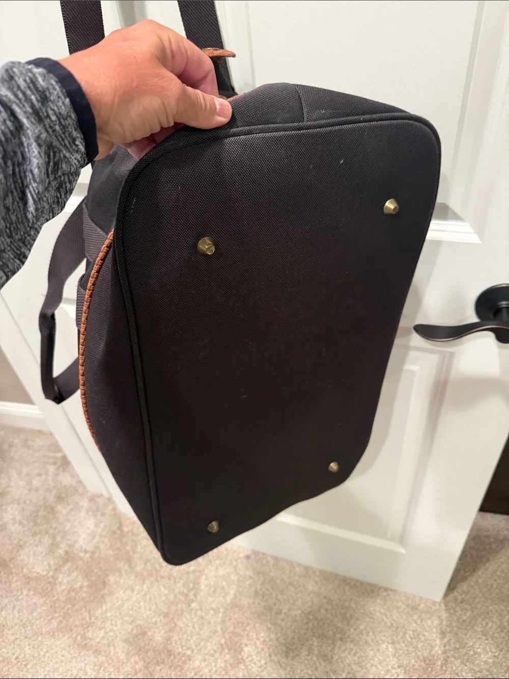 Tommy Bahama carry on duffle bag.  Used once
